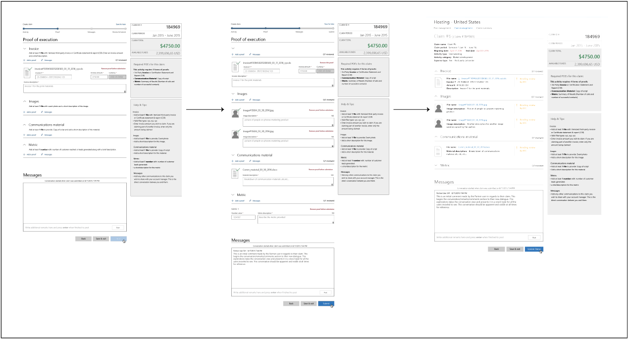 Visual explorations of new modal experience.